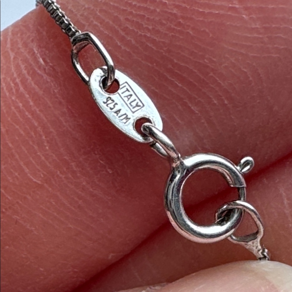 Sterling Silver Amethyst Necklace - Picture 4 of 4